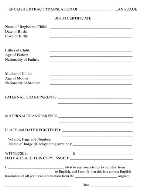 Civil Union Certificate Template Artofit