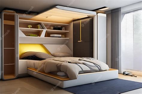 Premium AI Image | Unveiling Modern and Best Modular bedroom Designs ...