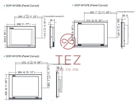 Màn Hình Cảm Ứng Delta HMI DOP W127B Tezvn