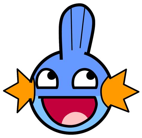 Super Awesome Mudkip Smiley By Geekfox On Deviantart