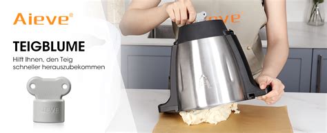 Amazon De Aieve Teigblume Teigl Ser Kompatibel Mit Monsieur Cuisine