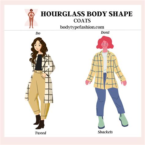 How to Choose Coats for Hourglass Body Type - Fashion for Your Body Type