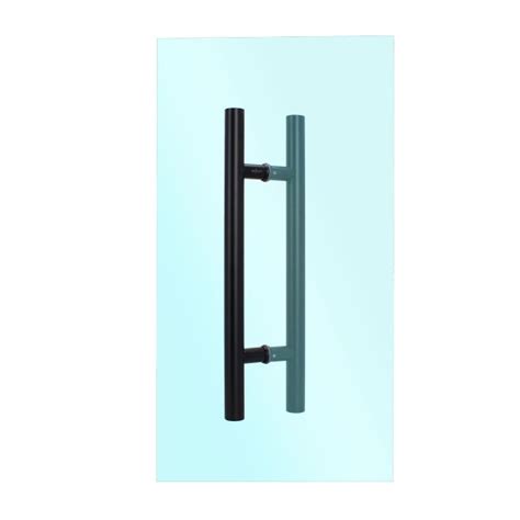 Jaladera Tipo H 50 Cm Para Puertas De Cristal Negro Mate SH050N Axcent