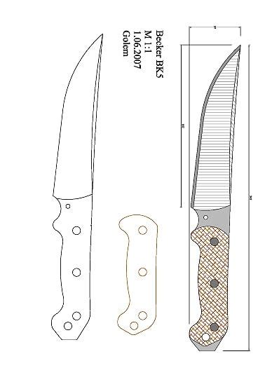 Golem Drawings Onedrive Knife Patterns Knife Making Knife