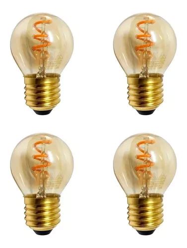 Gota 3w Led Filamento Led Golden Vintage Macroled MercadoLibre