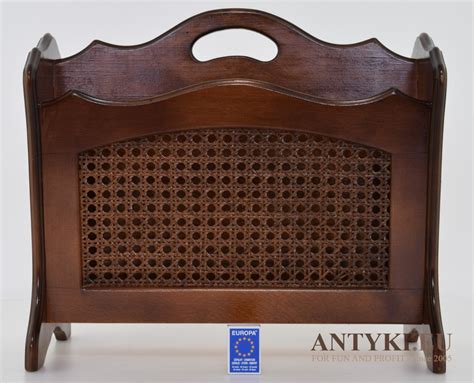 Retro Gazetnik Chippendale Stojak Na Gazety Vintage Antyki Meble