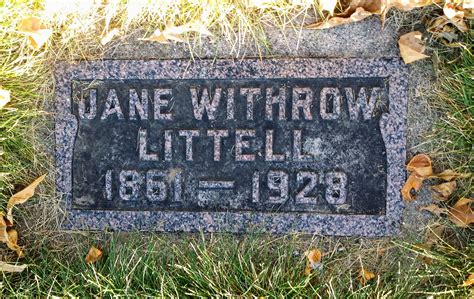 Sarah Jane Withrow Littell Homenaje De Find A Grave