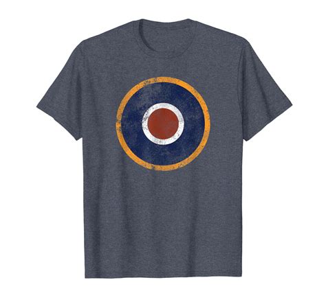 Supermarine Spitfire Raf Type C1 Royal Air Force Roundel T Shirt Anz