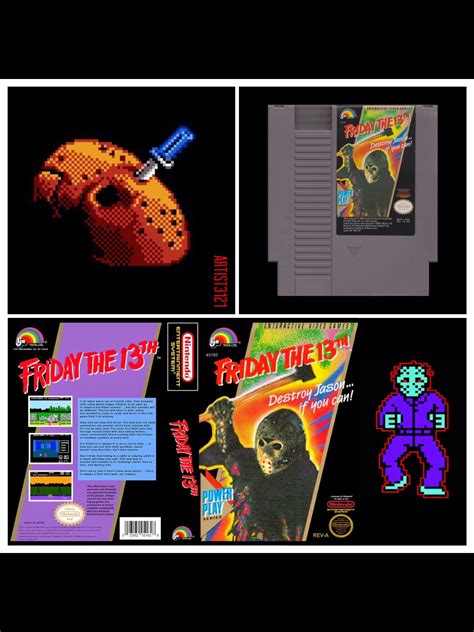 Nes Friday The 13th Artist3121 Game Artwork Cool Toys Video Game