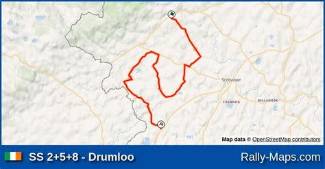 SS 2 5 8 Drumloo Stage Map Monaghan Stages Rally 1995 Rally