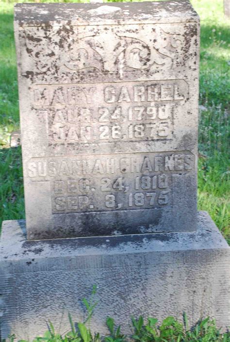 Mary Mansfield Carrel 1790 1875 Memorial Find A Grave