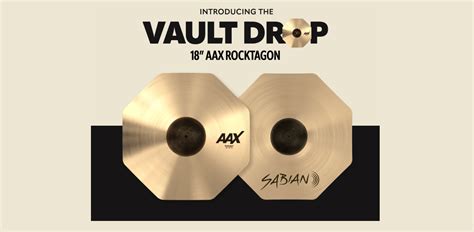 Sabian Vault Drop 18 AAX Rocktagon Crash Beatit Tv