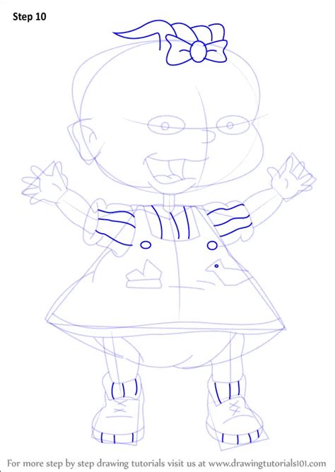 Learn How To Draw Lil Deville From Rugrats Rugrats Step By Step 8820