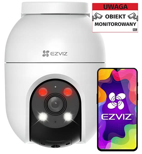 Kamera WiFi obrotowa 5Mpx 2K Dual Light Zewnętrzna CS C8c 5WKFL 4mm