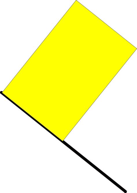 Isolated Yellow Flag Free Image Download