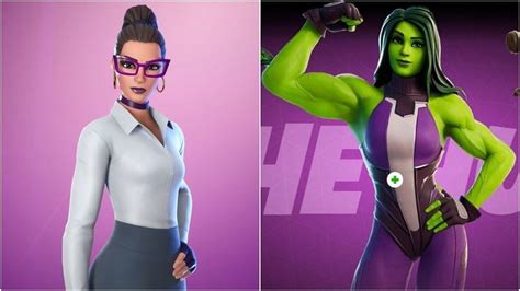 She Hulk Fortnite Skin Png - Solahino