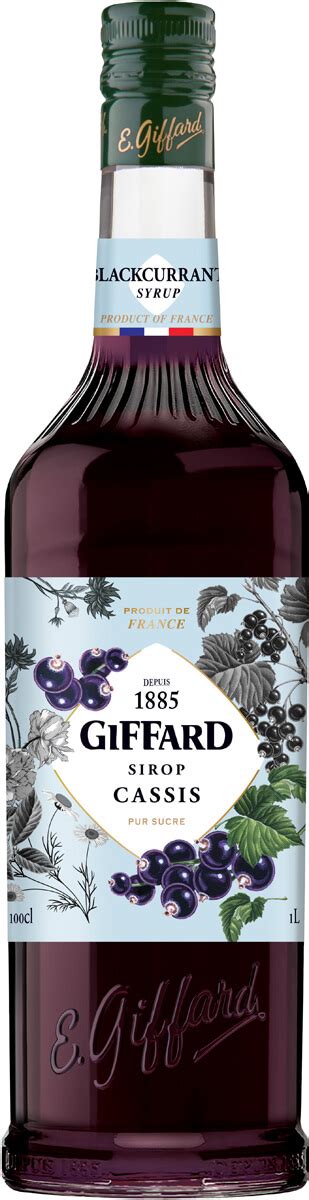 Schwarze Johannisbeere Giffard Sirup 1 0l