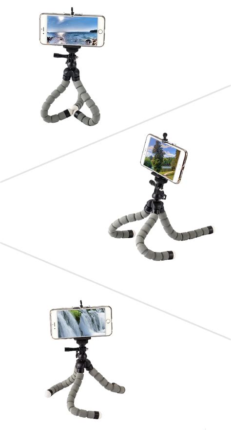 Kingjoy Official Kt S Mini Gopro Tripod Mount Octopus Movil Flexible