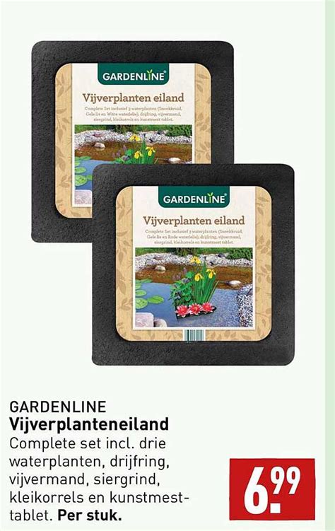 Gardenline Vijverplanteneiland Aanbieding Bij Aldi Folders Nl