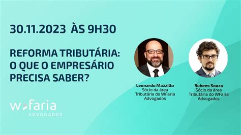 Reforma Tributária O Que O Empresário Precisa Saber Youtube