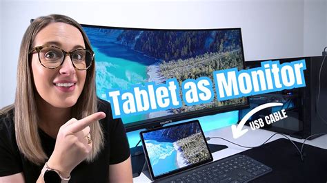 Use Your Android Tablet As A Second PC Monitor With A USB Cable YouTube