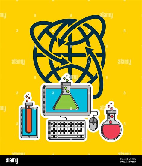 Science lab design Stock Vector Image & Art - Alamy