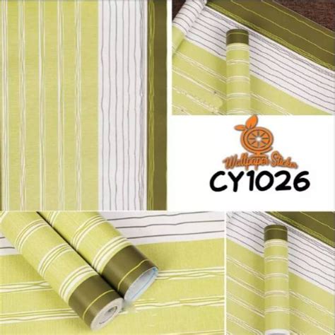 Jual WALLPAPER DINDING Dinding All Motif Garis Salur Kembang Batik