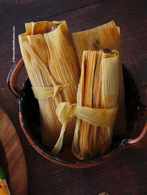 Bean And Cheese Tamales Recipe Tamales De Frijol Mexican Made Meatless