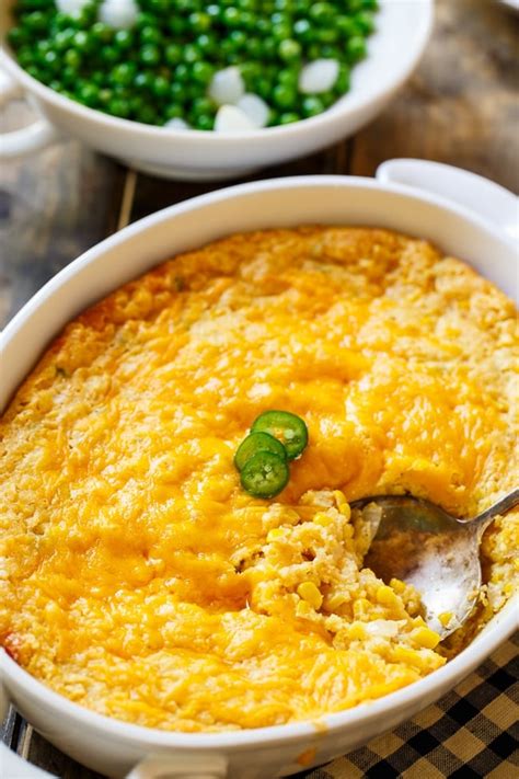 Cheesy Jalapeno Corn Casserole Spicy Southern Kitchen