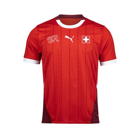 PUMA SWITZERLAND 2024 HOME REPLICA JERSEY PUMA RED TEAM REGAL RED