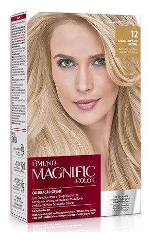 Kit Tintura Amend Magnific color Kit coloração creme tom 12 loiro