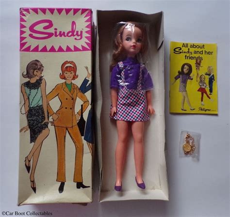 Pedigree 1968 Auburn Side Part Sindy Doll W Fashion Girl Outfit Boxed