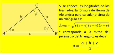 Formula De Triangulo - Formula De Heron Para Calcular El Area De Un Triangulo Ejemplos ...