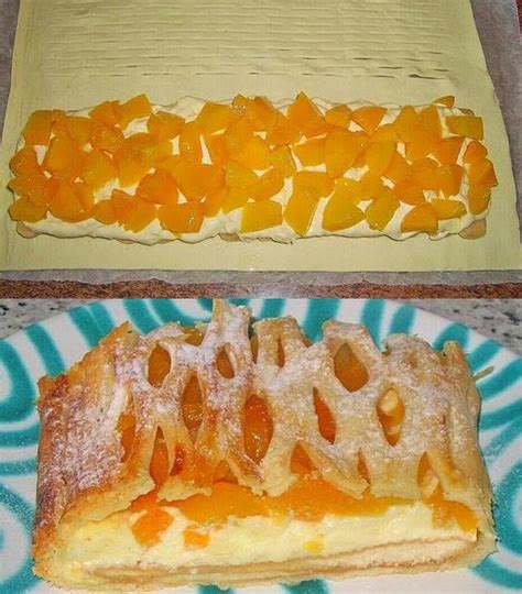 Strudel Fruit Et Cr Meux Aux P Ches Avec Cr Me Anglaise Tellement Bon