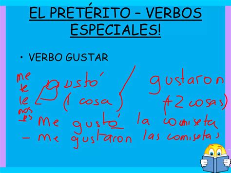 Apuntes El Pretérito Verbos Especiales Ppt