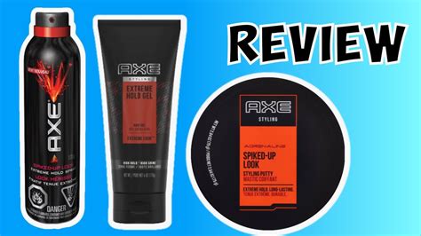 Axe Spiked Up Look Extreme Hold Spray Review Youtube