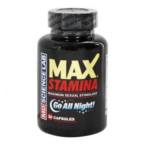 Md Science Lab Max Stamina Maximum Sexual Stimulant 30 Capsules