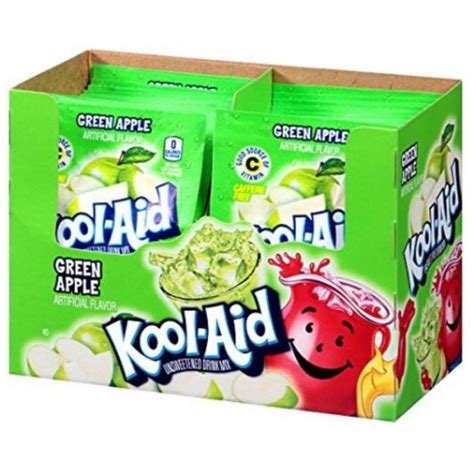 Kool Aid Green Apple 48 Packets 63 G Powdered Drinks Canada