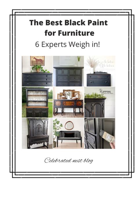 Pinterest Pin For This Article Black Paint Color Painted Furniture