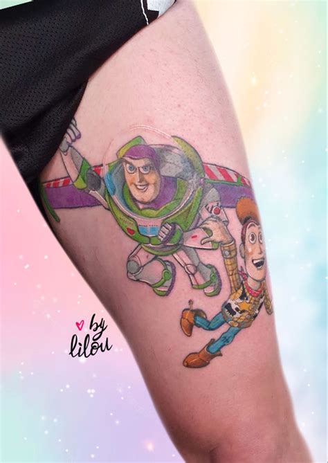 Toy Story TATTOO by LILOU INK | Toy story tattoo, Story tattoo, Disney tattoos