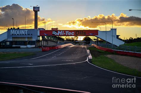 Pit Straight At Mt Panorama Photograph By Stuart Row