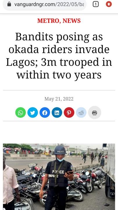 Okada Ban Lagos Set To Crush Another Motorcycles Politics