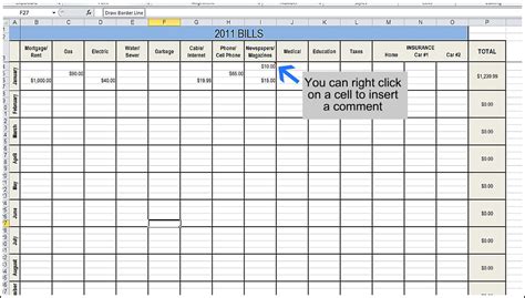 Excel Spreadsheet For Bill Tracking — db-excel.com