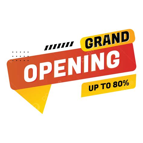 Grand Opening Banner Super Sale Vector Grand Opening Opening Banner