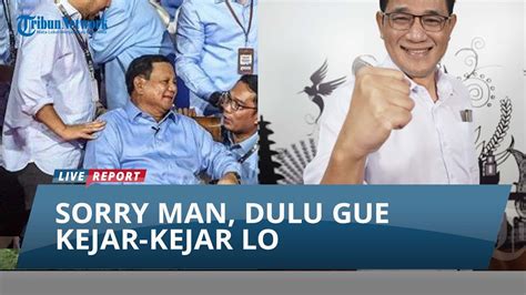 SAPA AKTIVIS 98 Prabowo Ke Budiman Dan Agus Jabo Sorry Man Dulu Gue