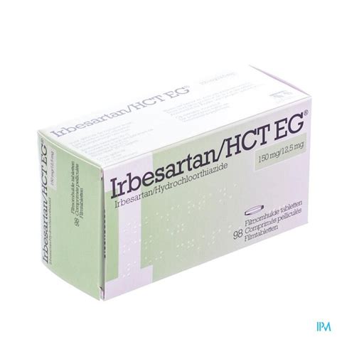 Irbesartan Hct EG 150 Mg 12 5 Mg Filmomh Tabl 98 Apotheek Vanderhaegen