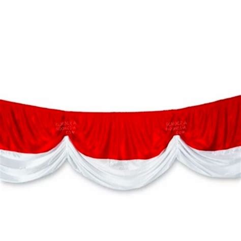 Jual Bendera Background Merah Putih Polos Model Karet Bendera Bekron