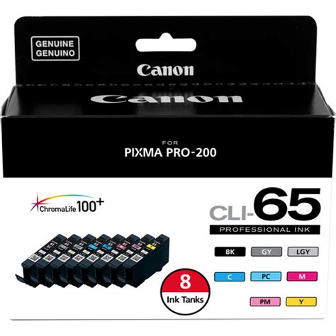 Canon Cli Eight Color Ink Tank Value Pack C B H Photo