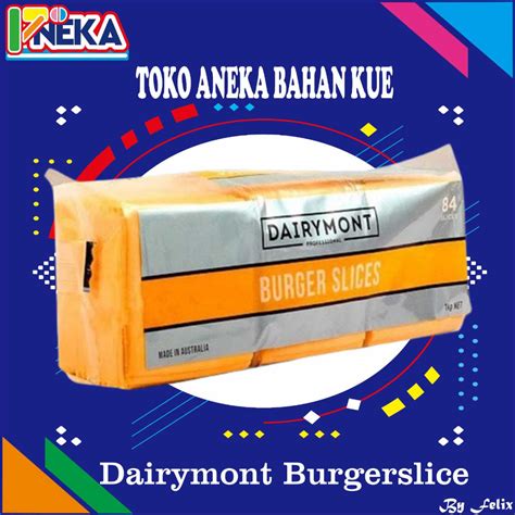 Jual DAIRYMONT Keju Slice Burger Orange 1pak 84 Slice Shopee Indonesia