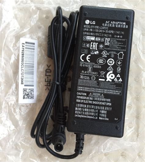 Original Lg Ac Adapter Cord For Lg Mt A Mt N Lcap B Wa D Fi